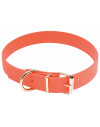 Collier pour chien polyuretane orange fluo - Country 