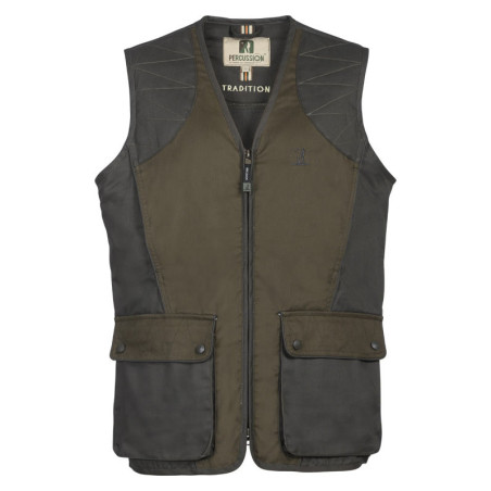 Gilet chasse tradition brode 