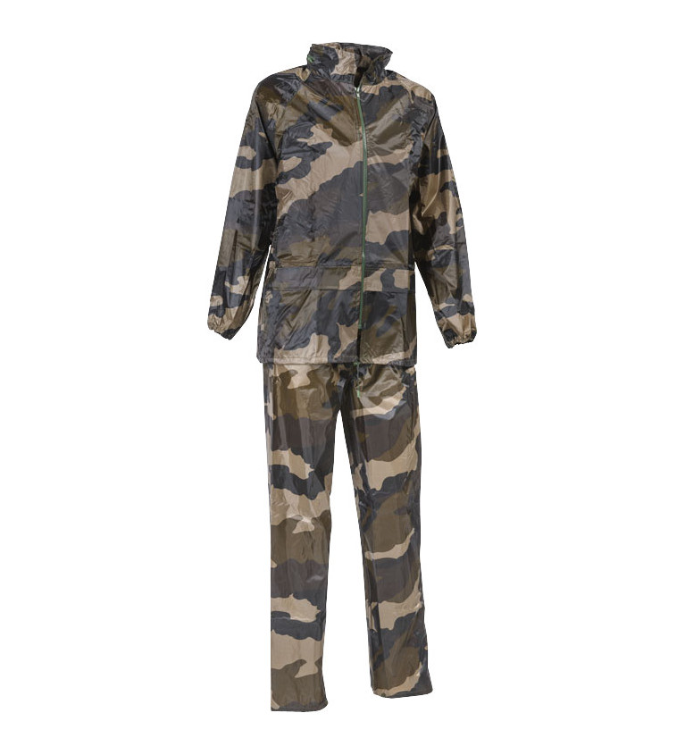 Tenue de pluie camo enfant