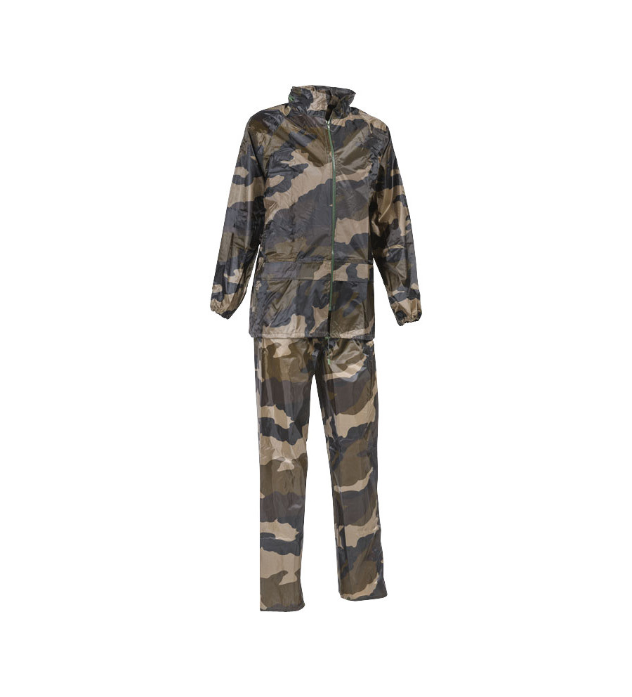 Tenue de pluie camo enfant