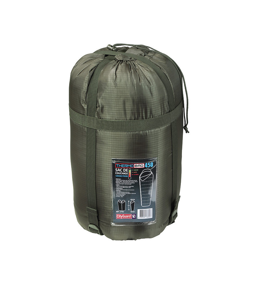 Sac de couchage thermobag 450 grand froid 