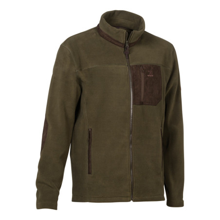 Blouson polairecor brode chasse 