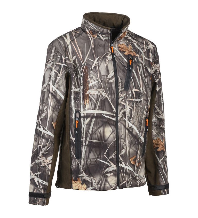 Blouson chasse softshell ghostcamo wet