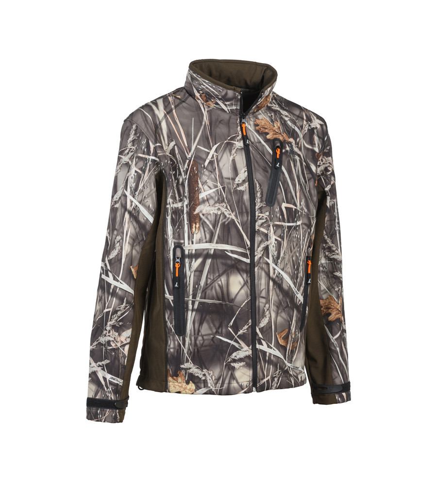 Blouson chasse softshell ghostcamo wet