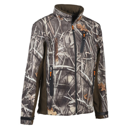 Blouson chasse softshell ghostcamo wet