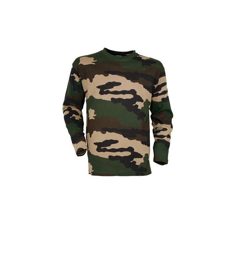 T-shirt manches longues camo  