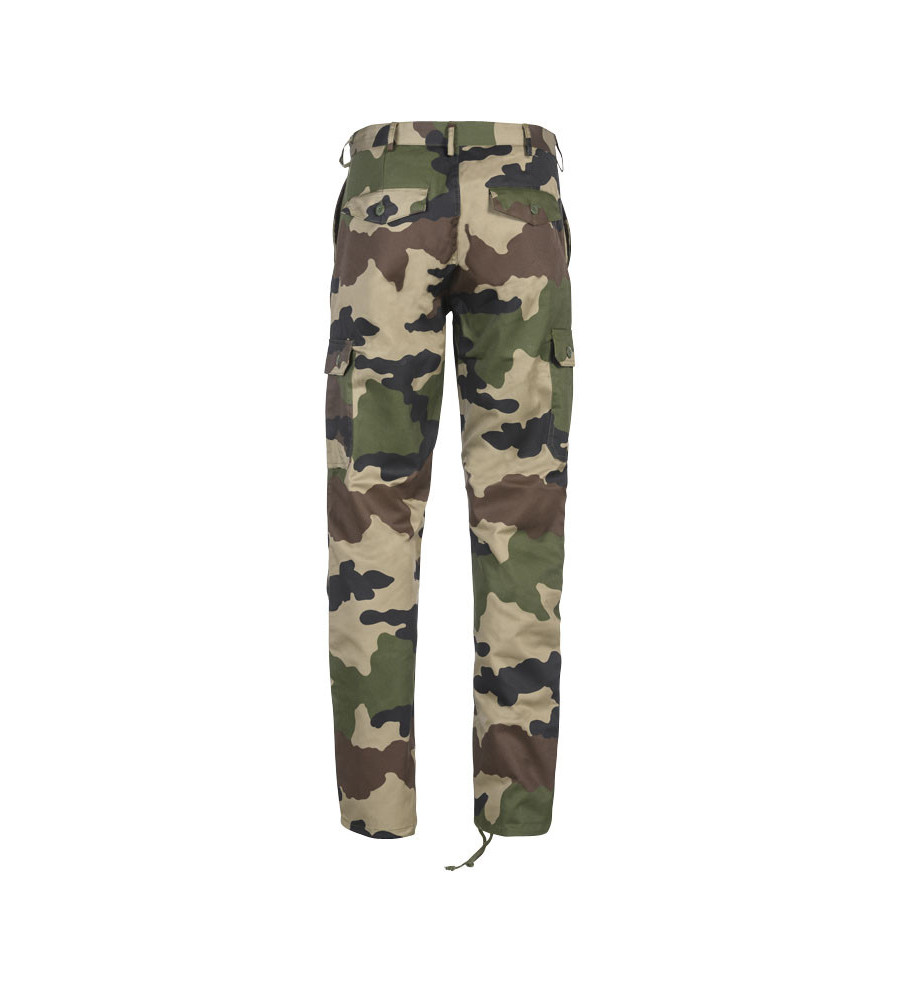 Pantalon 6 poches camo  