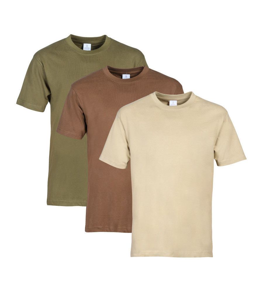 Pack de 3 t-shirts unis