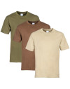 Pack de 3 t-shirts unis