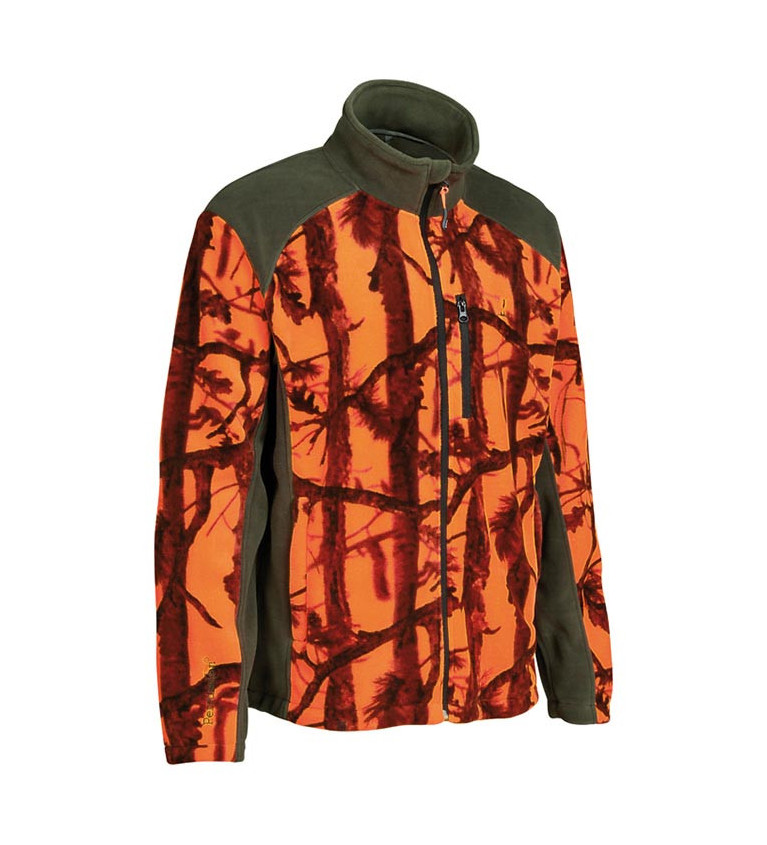 Blouson polaire chasse ghostcamo blaze/black 