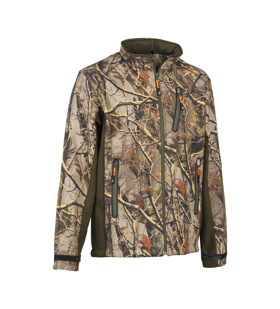 Blouson chasse softshell ghostcamo forest