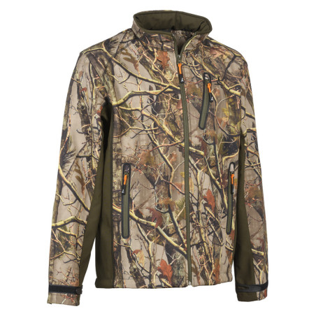 Blouson chasse softshell ghostcamo forest