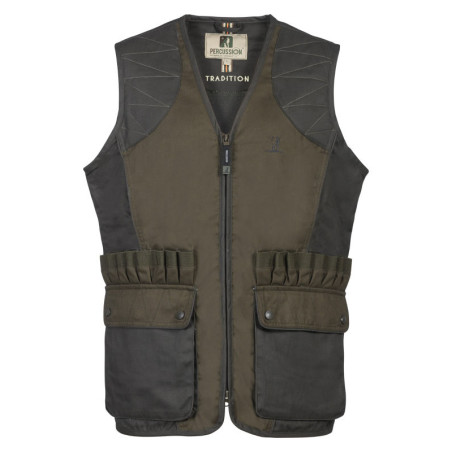 Gilet chasse tradition brode 