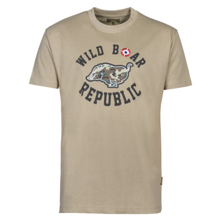 T-shirt wild boar republic sanglier courant  