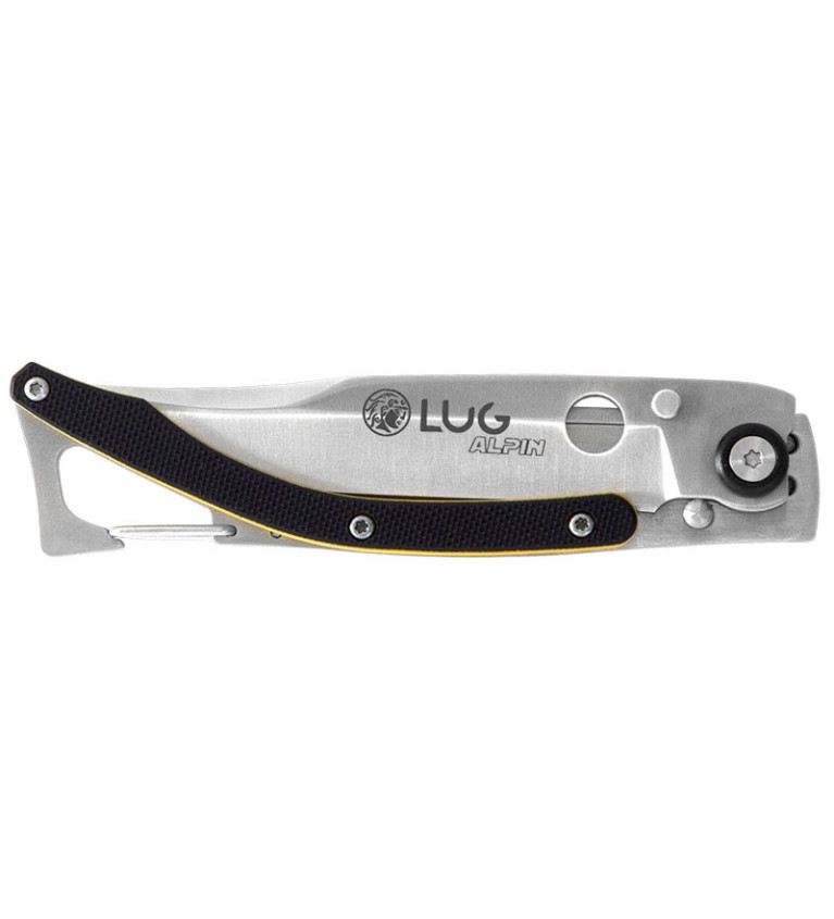 Couteau Lug SP1S Noir/Jaune 8 cm 