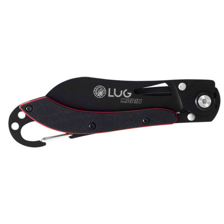 Couteau Lug SP2T Noir/Rouge 7,4 cm 