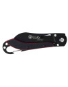 Couteau Lug SP2T Noir/Rouge 7,4 cm 