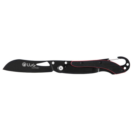 Couteau Lug SP2T Noir/Rouge 7,4 cm 