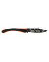 Couteau Lug C63 Aigle Noir/Orange 8 cm 