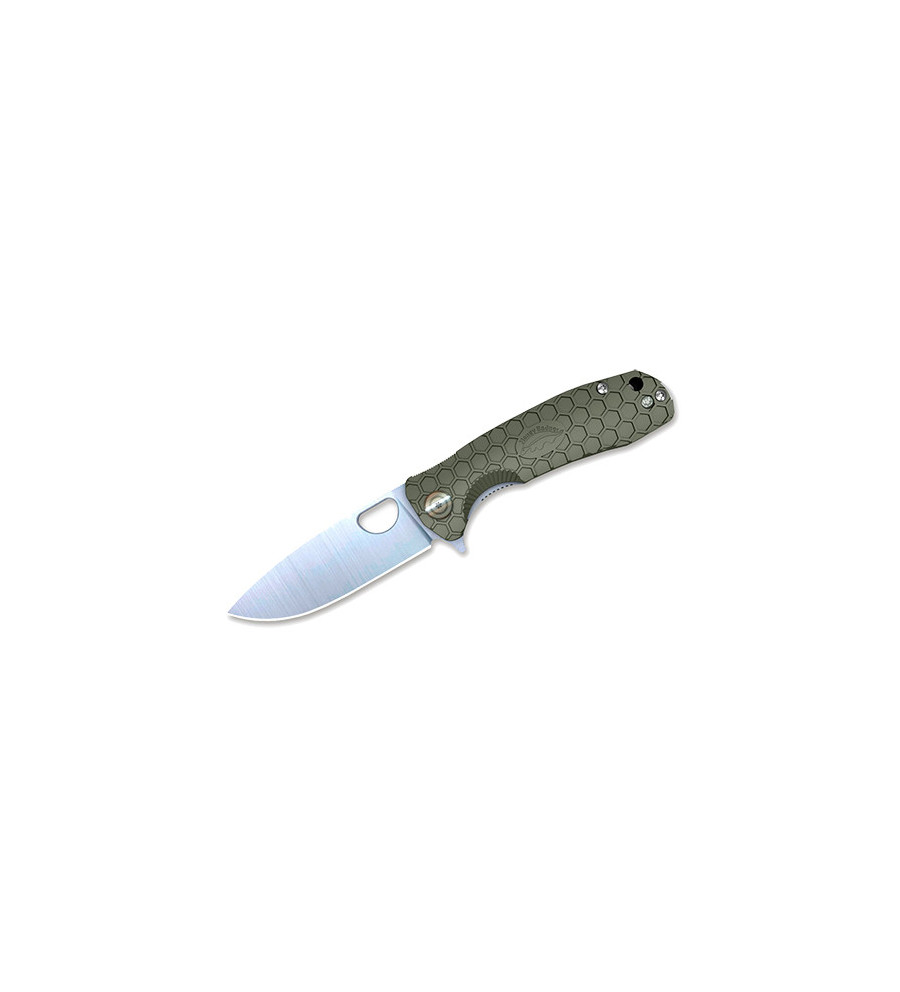 Couteau Honey Badger Flipper Medium Green 8,1 cm 