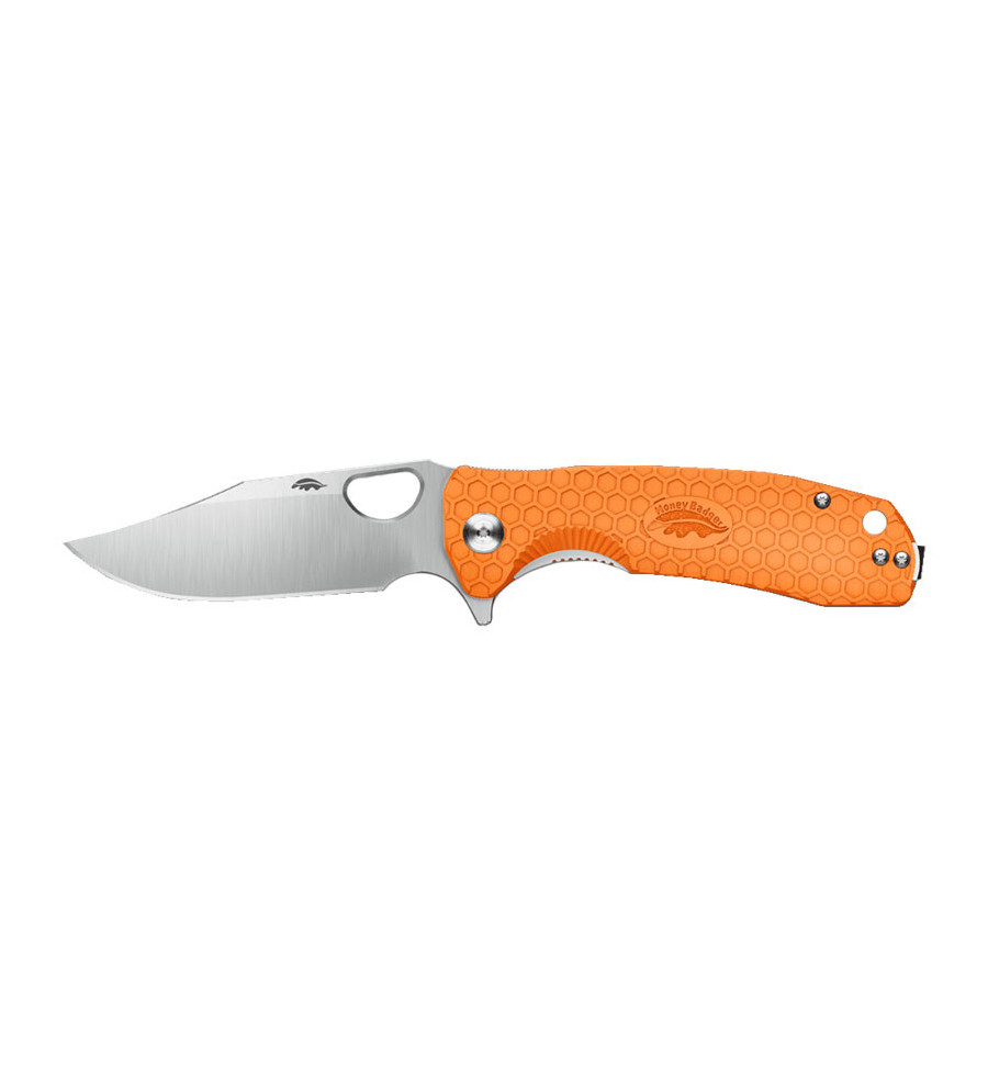 Couteau Honey Badger Flipper Medium Orange 8,1 cm 