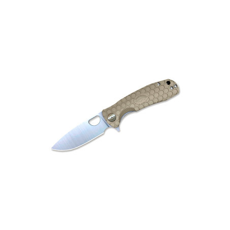 Couteau Honey Badger Flipper Medium Tan 8,1 cm 