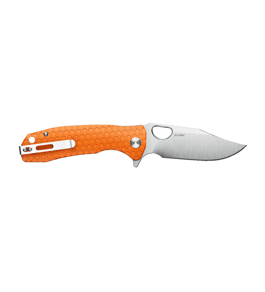 Couteau Honey Badger Flipper Large Orange 9,2 cm 