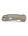 Couteau Honey Badger Flipper D2 Large Tan 9,2 cm 