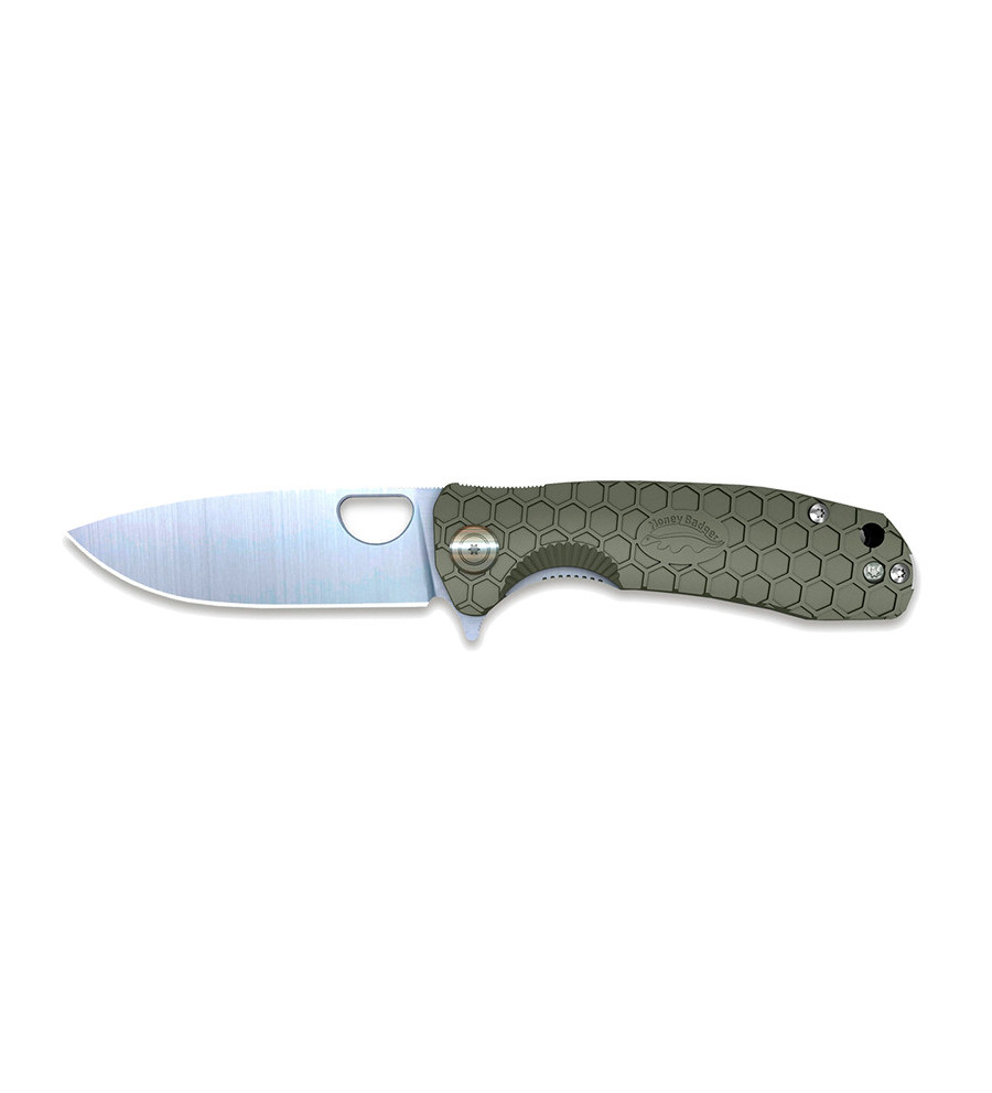 Couteau Honey Badger Flipper Small Green 7,1 cm 