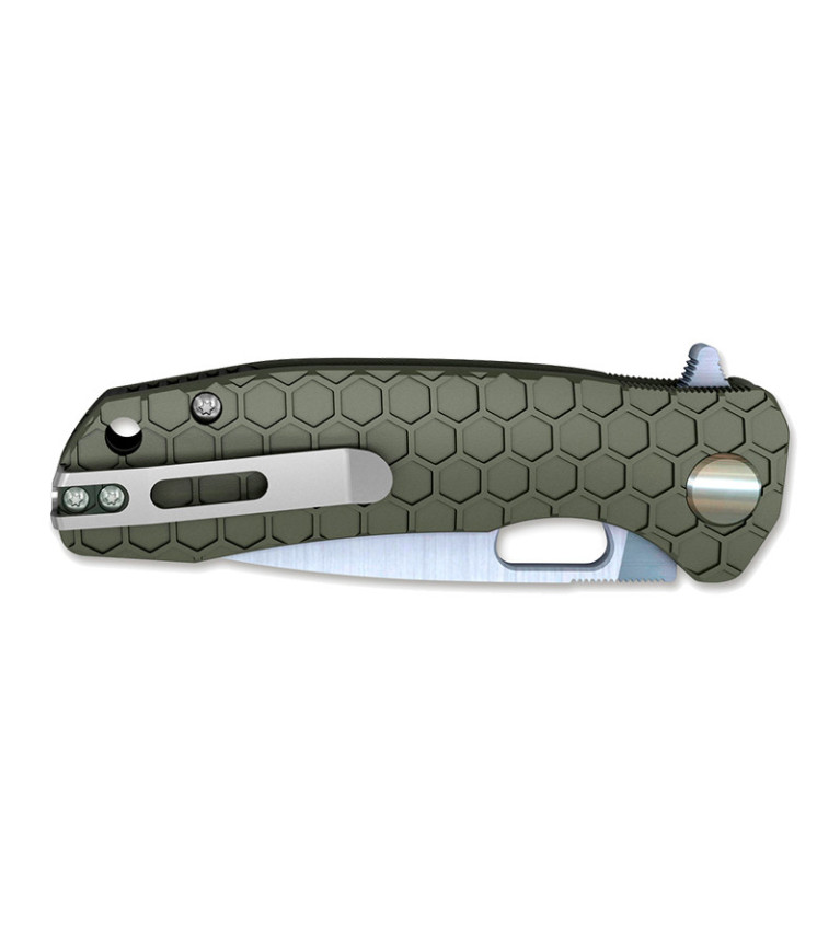 Couteau Honey Badger Flipper Large Green 9,2 cm 