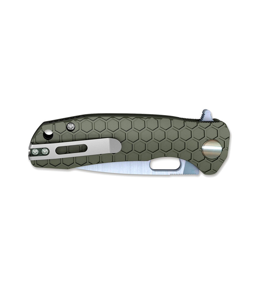 Couteau Honey Badger Flipper Large Green 9,2 cm 