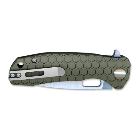 Couteau Honey Badger Flipper Large Green 9,2 cm 