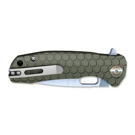 Couteau Honey Badger Flipper Small Green 7,1 cm 