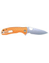 Couteau Honey Badger Leaf Large Orange 9,2 cm 