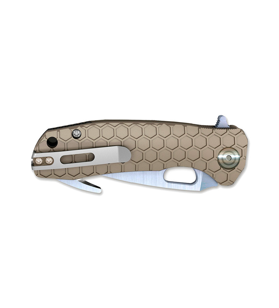 Couteau Honey Badger Hook Large Tan 11,1 cm 