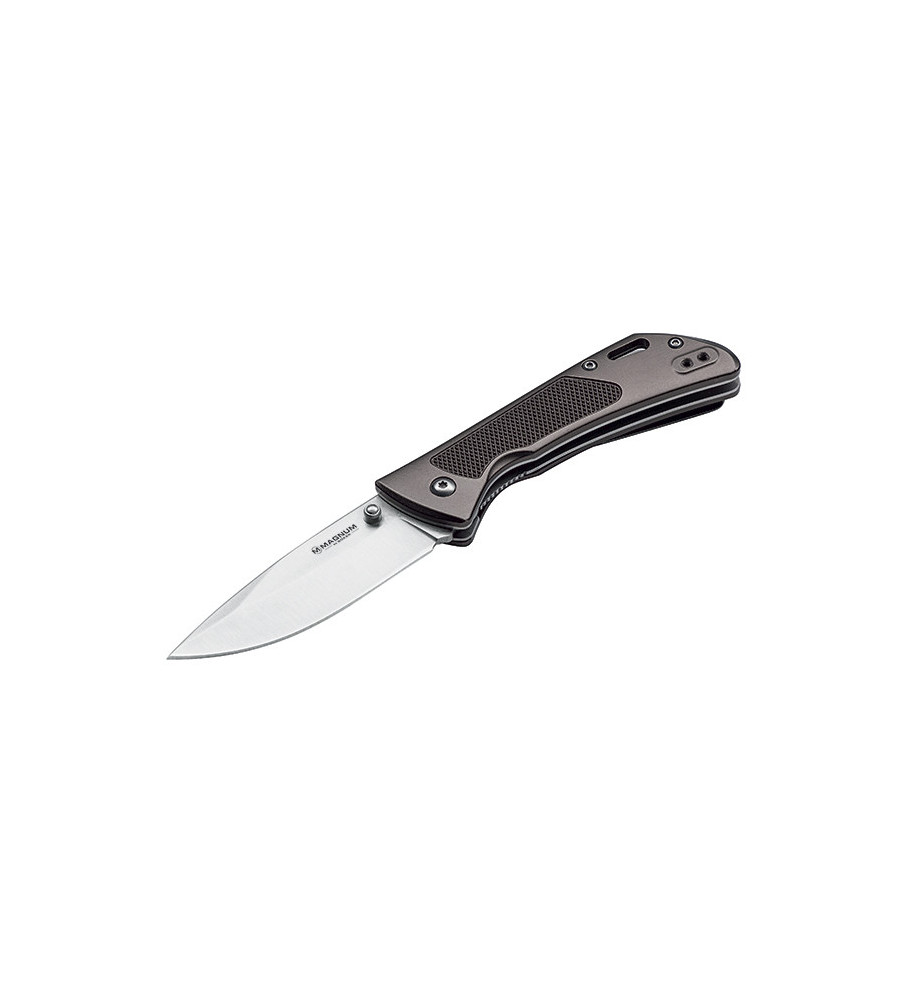 Couteau Boker magnum Advance Checkering Dark Bronze 8,5 cm 