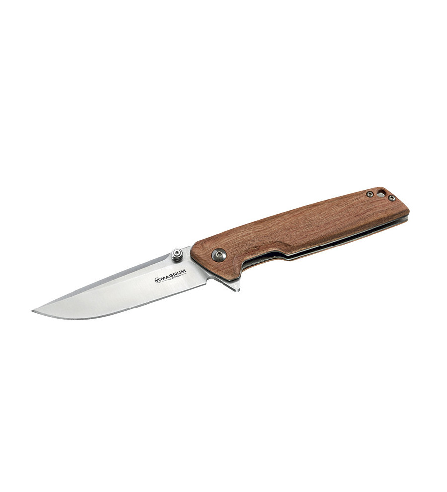 Couteau Boker magnum Straight Brother Wood 9 cm 