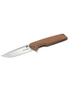 Couteau Boker magnum Straight Brother Wood 9 cm 