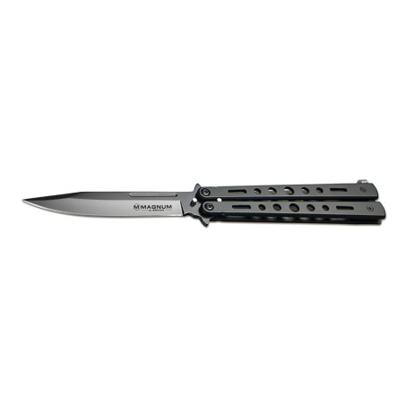 Couteau Boker magnum Balisong All Black 9,5 cm 