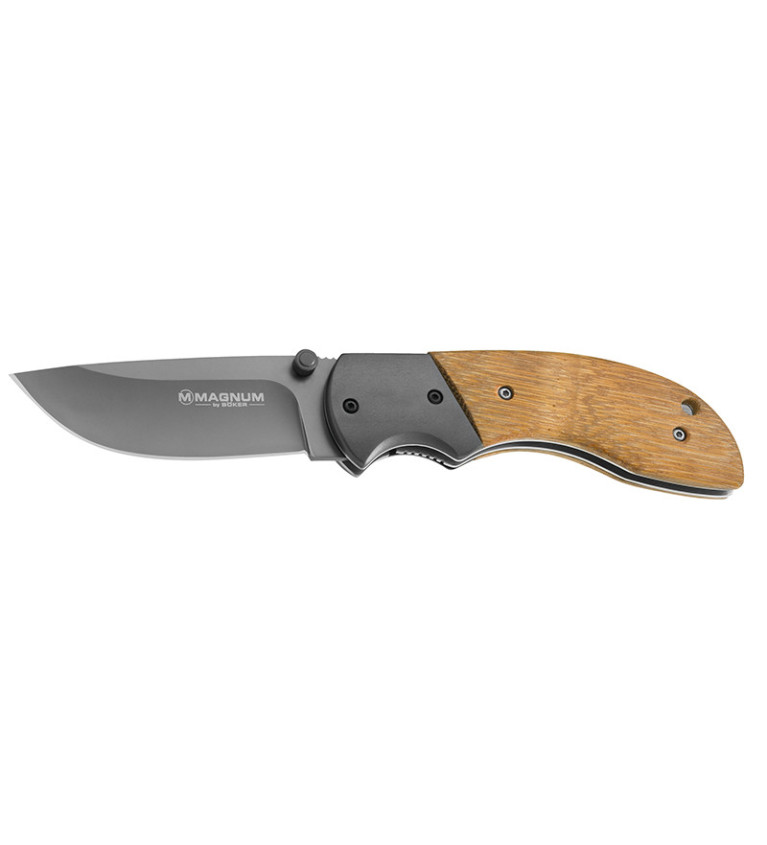 Couteau Boker magnum Pioneer Wood 8 cm 