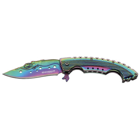 Couteaux automatiques Boker magnum Rainbow Mermaid 9,5 cm 