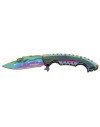 Couteaux automatiques Boker magnum Rainbow Mermaid 9,5 cm 