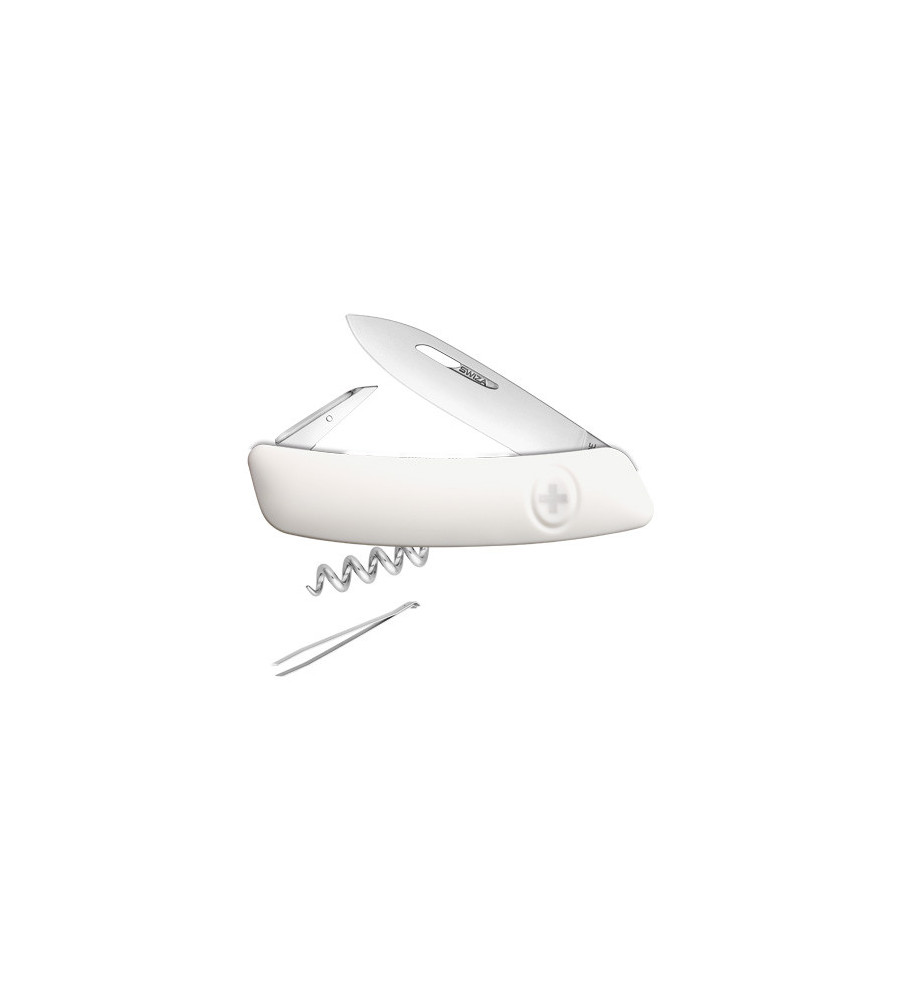 Couteaux suisses Swiza D01, blanc 7,5 cm 