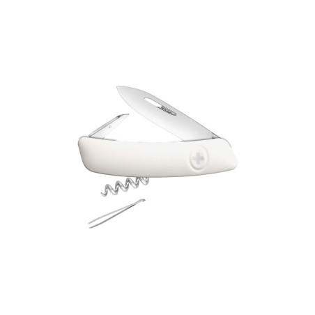 Couteaux suisses Swiza D01, blanc 7,5 cm 