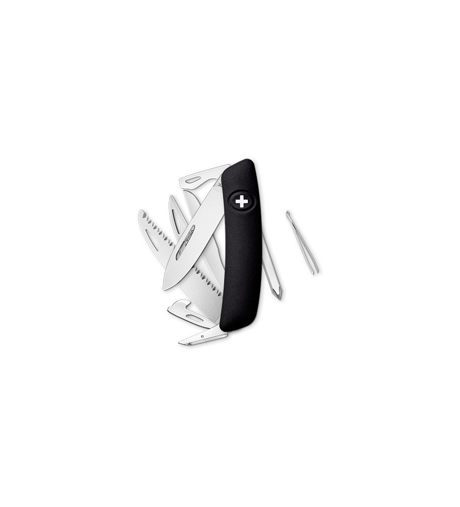 Couteaux suisses Swiza D010 Noir 7,5 cm 