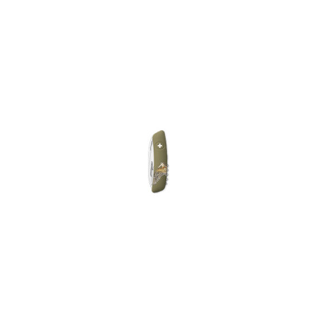 Couteaux suisses Swiza D05, olive, impression Bécasse 7,5 cm 