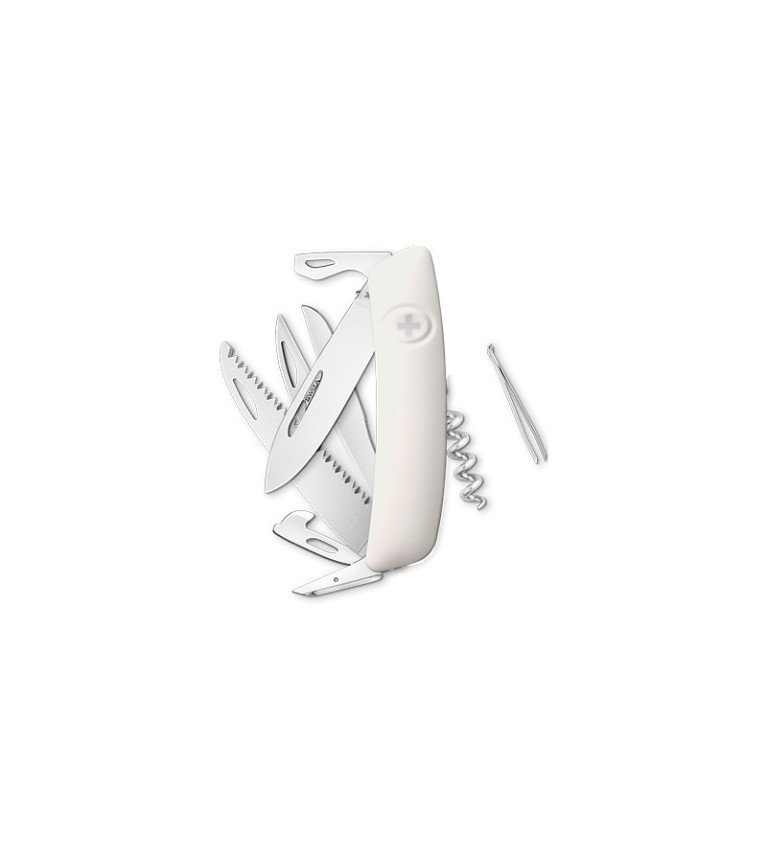 Couteaux suisses Swiza D09 Blanc 7,5 cm 