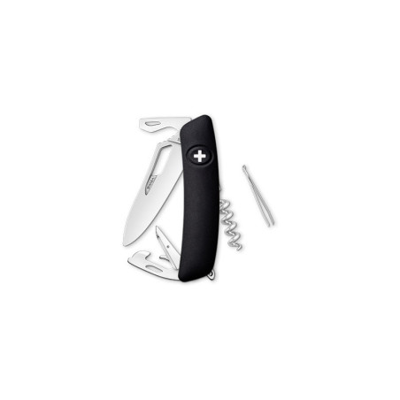 Couteaux suisses Swiza SH03R, noir 9,5 cm 