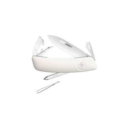 Couteaux suisses Swiza D04, blanc 7,5 cm 