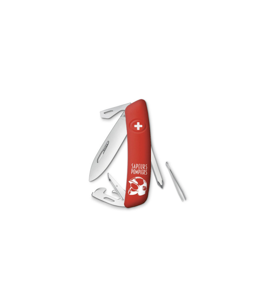 Couteaux suisses Swiza D04 Edition Pompiers 7,5 cm 